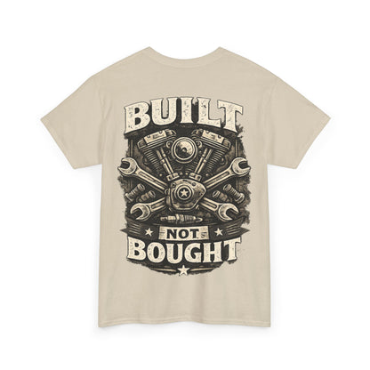 Built Not Bought T-Shirt - Schrauber & Custom Bike Shirt | Dead Mile Supply