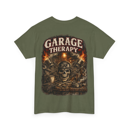Garage Therapy T-Shirt - Werkstatt & Motorrad Biker Shirt | Dead Mile Supply