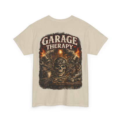 Garage Therapy T-Shirt - Werkstatt & Motorrad Biker Shirt | Dead Mile Supply