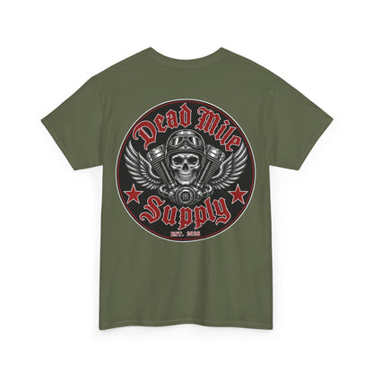 Dead Mile Supply Skull T-Shirt - Biker Lifestyle Shirt | Dead Mile Supply