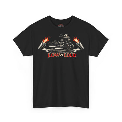 Low & Loud Motorrad T-Shirt - Bagger & Cruiser Biker Shirt | Dead Mile Supply