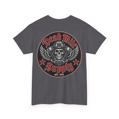Dead Mile Supply Skull T-Shirt - Biker Lifestyle Shirt | Dead Mile Supply