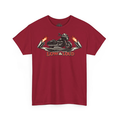 Low & Loud Motorrad T-Shirt - Bagger & Cruiser Biker Shirt | Dead Mile Supply