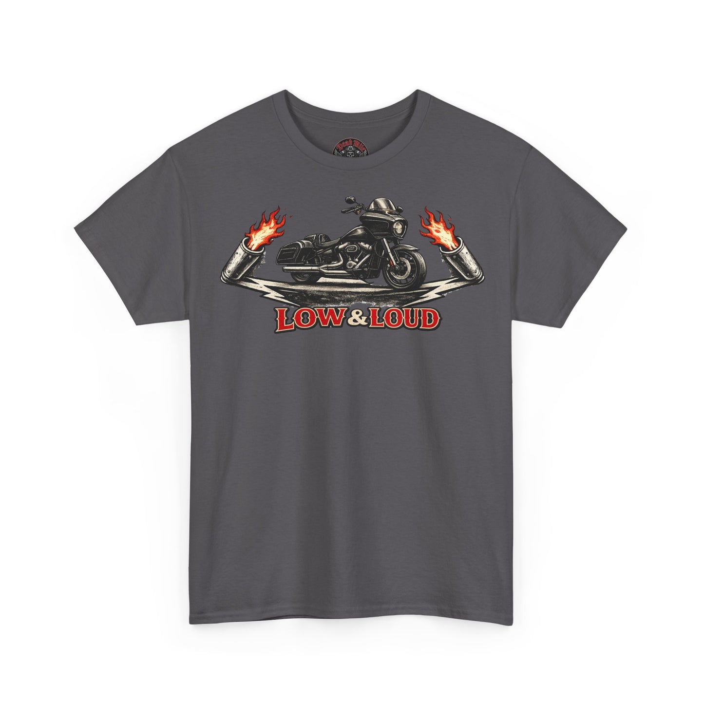 Low & Loud Motorrad T-Shirt - Bagger & Cruiser Biker Shirt | Dead Mile Supply