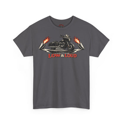 Low & Loud Motorrad T-Shirt - Bagger & Cruiser Biker Shirt | Dead Mile Supply