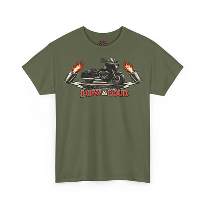 Low & Loud Motorrad T-Shirt - Bagger & Cruiser Biker Shirt | Dead Mile Supply